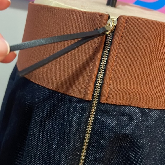 Marni Blue Cotton Denim Circle Skirt - Picture 9 of 12